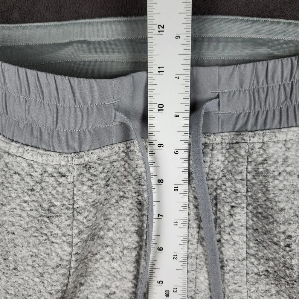 Lululemon At Ease Jogger Mens Large Gray Textured Knit Sweatpants LM5642S